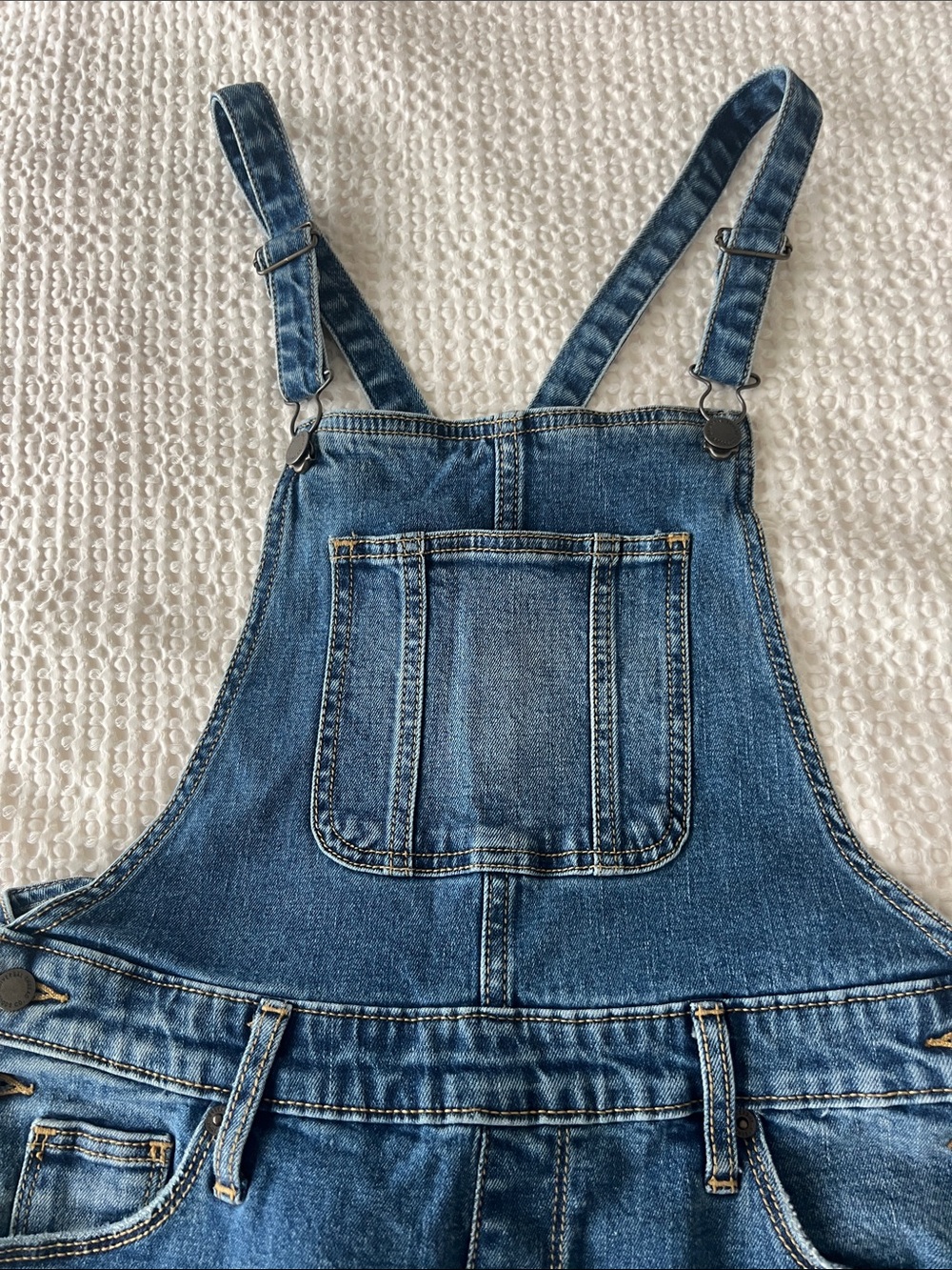 Blue Denim Overalls – Excellent Condition
